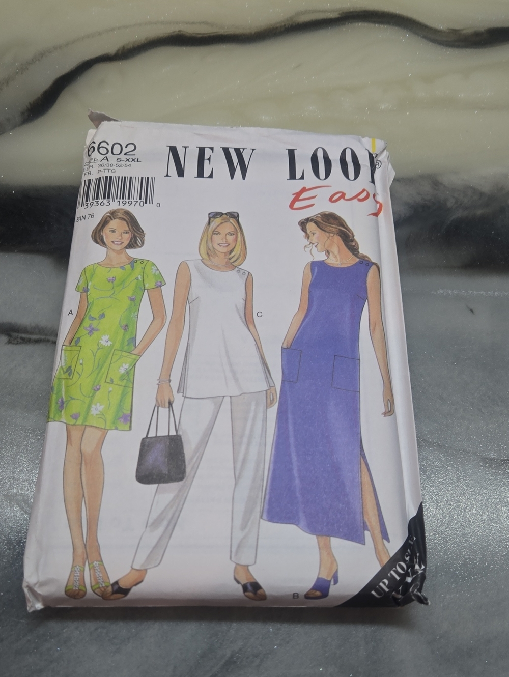 New Look 6602 Sewing Pattern Misses Dress Maxi Tunic Pants Size S-XXL